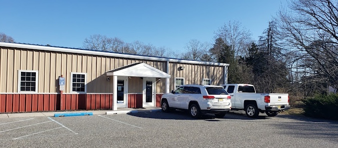 View of the exterior of a Genron Fire Protection office location.